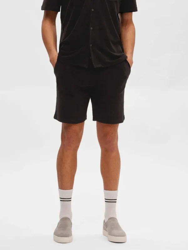 SELECTED FROTTÉTYG SHORTS Black Best