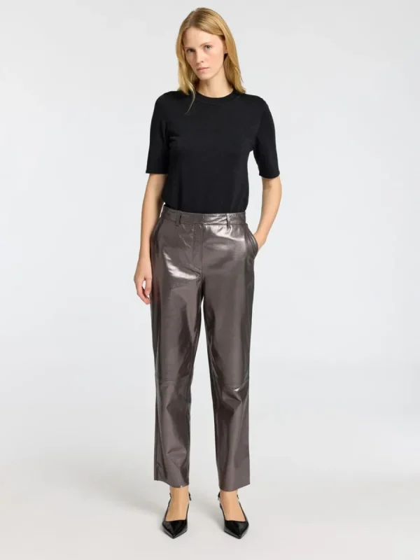 SELECTED GLITTER STICKAD TOPP Black Fashion