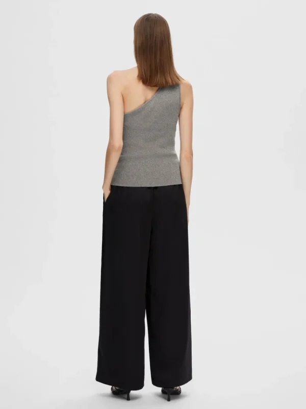 SELECTED GLITTER TOPP Grey Hot