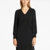SELECTED GLITTRIGT KORT KLÄNNING Black Hot
