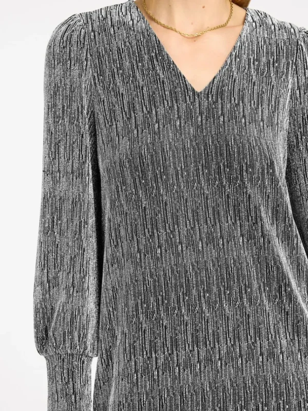 SELECTED GLITTRIGT KORT KLÄNNING Black Sale