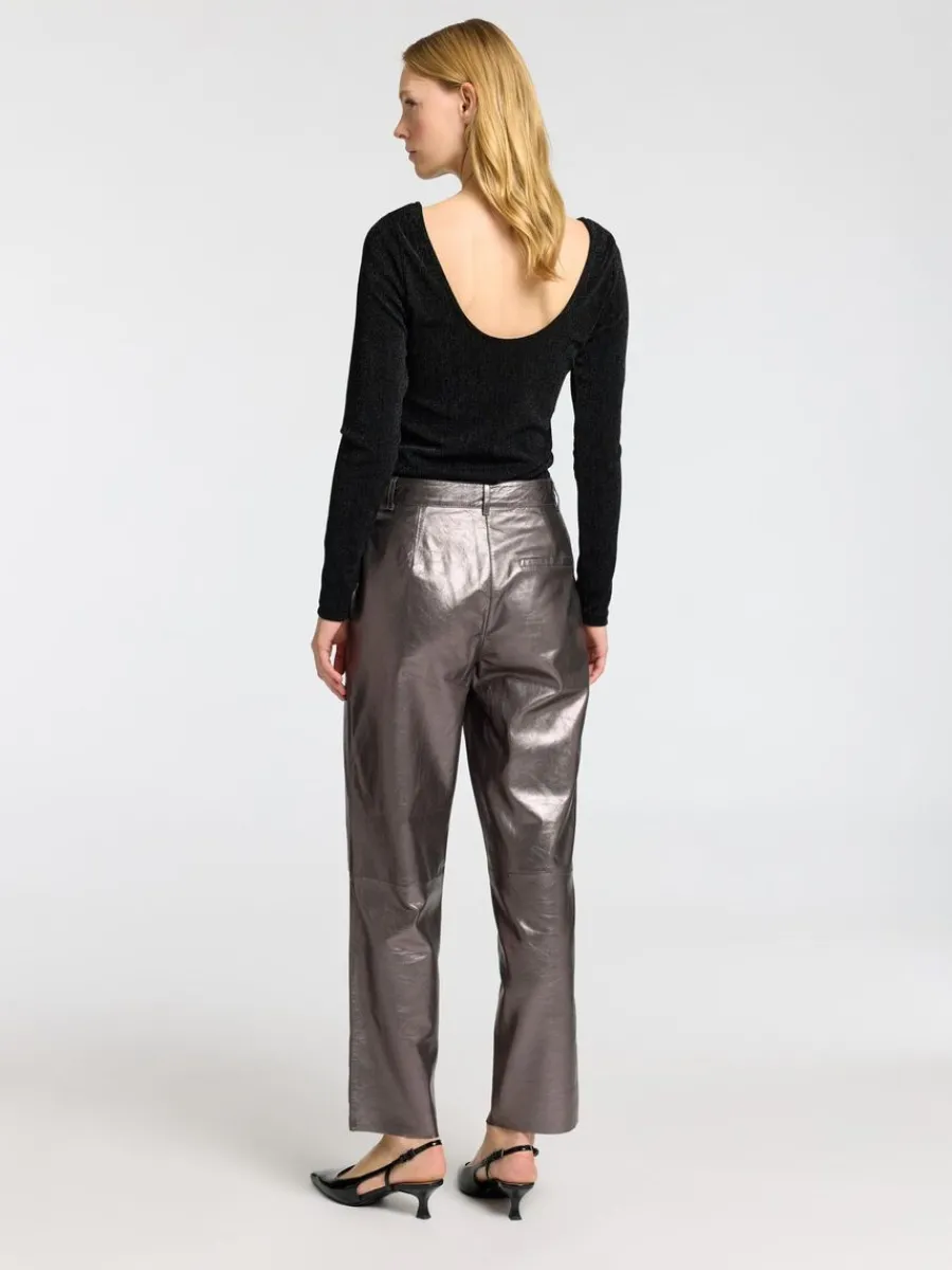 glittrigt_lngrmad_topp_4.webp SELECTED GLITTRIGT LÅNGÄRMAD TOPP Black Outlet