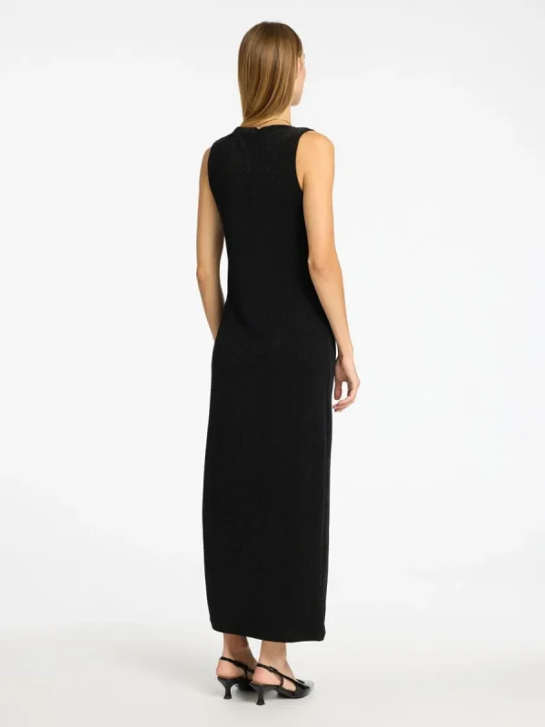 SELECTED GLITTRIGT MAXIKLÄNNING Black Cheap