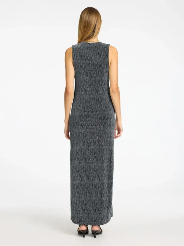 SELECTED GLITTRIGT MAXIKLÄNNING Black Cheap