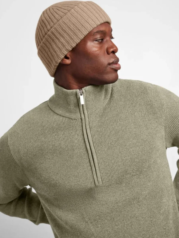 SELECTED HALF ZIP TRÖJA Green Shop