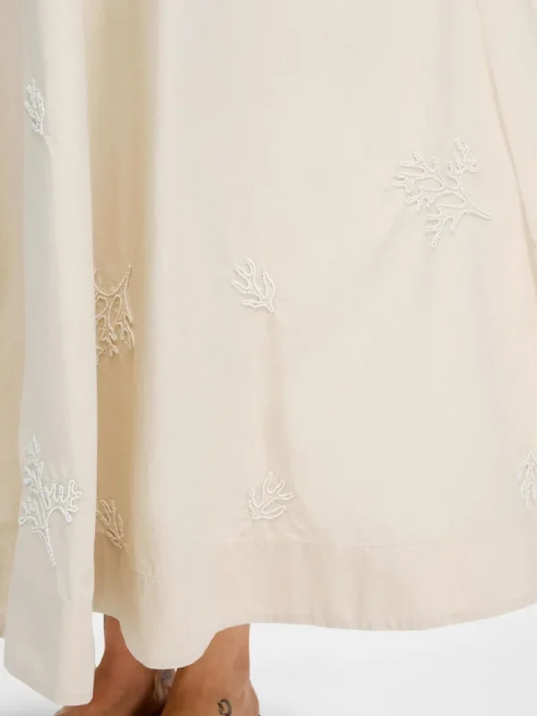 SELECTED HALTERNECK MAXIKLÄNNING Beige Sale