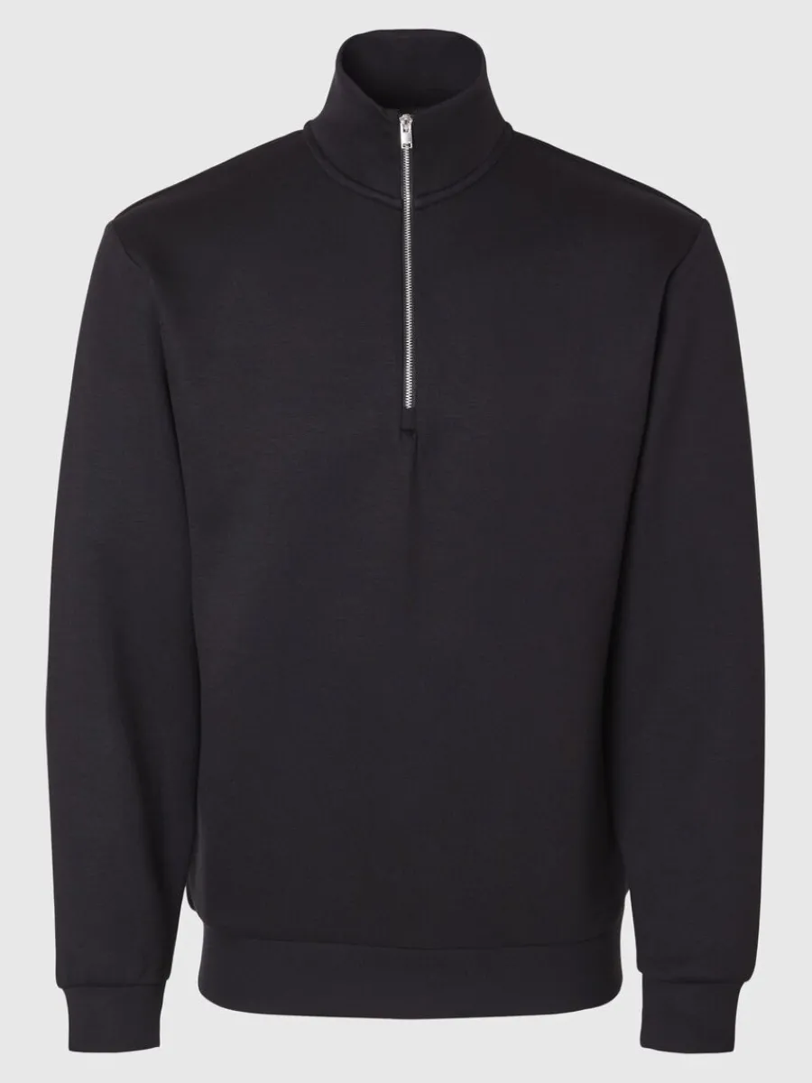 halvlngt_blixtls_sweatshi_4.webp SELECTED HALVLÅNGT BLIXTLÅS SWEATSHIRT Black Flash Sale