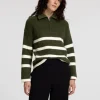 SELECTED HALVLÅNGT BLIXTLÅS TRÖJA Green Online