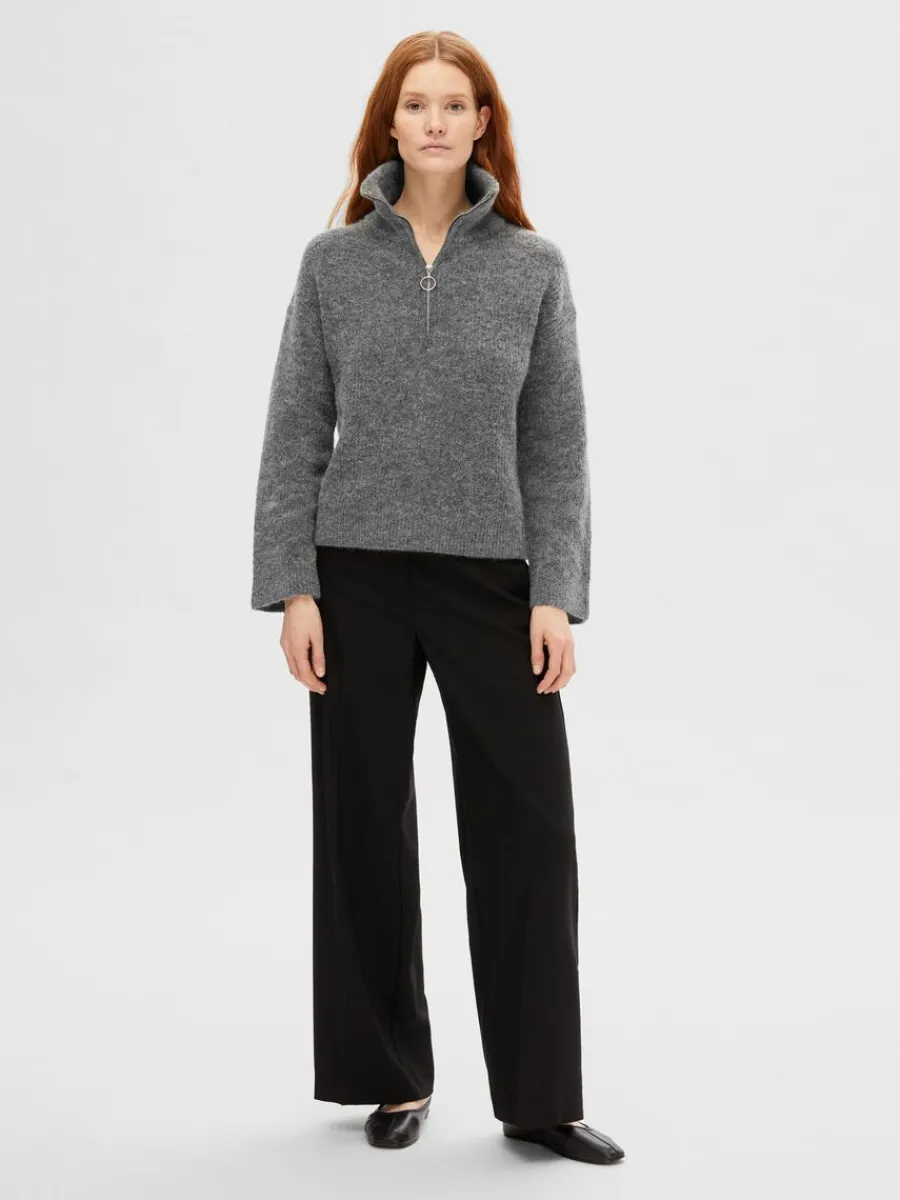 halvlngt_blixtls_trja_1-6.webp SELECTED HALVLÅNGT BLIXTLÅS TRÖJA Grey Fashion