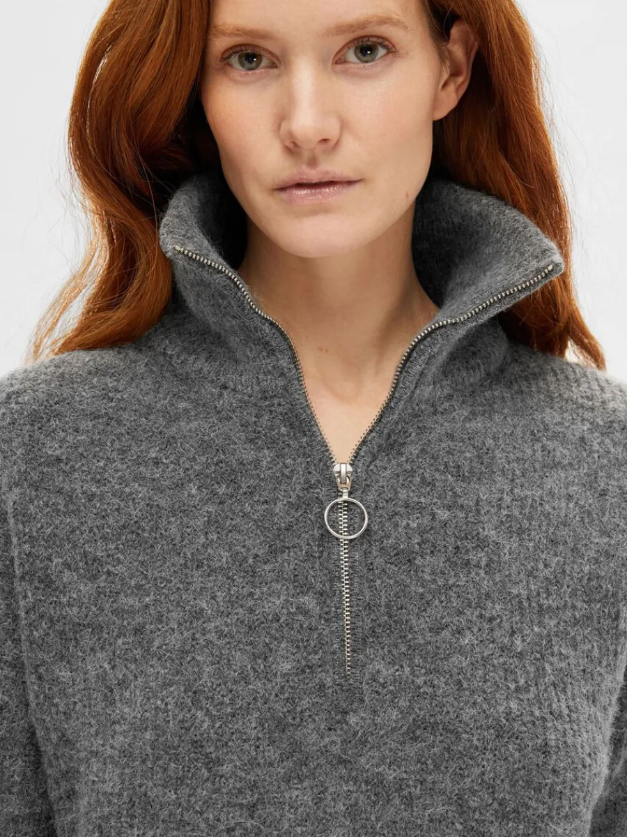 halvlngt_blixtls_trja_3-6.webp SELECTED HALVLÅNGT BLIXTLÅS TRÖJA Grey Fashion
