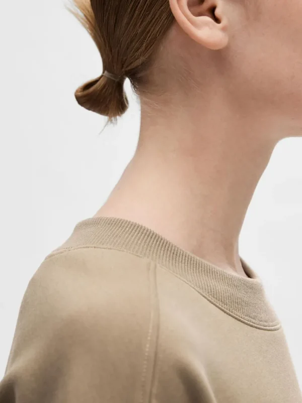 SELECTED HALVPOLO T-SHIRT Brown Online