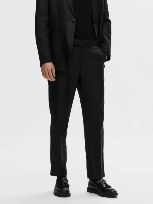 SELECTED 100% HAMPA BYXOR Black Fashion