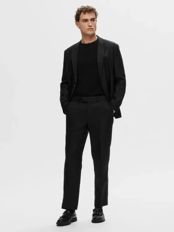 SELECTED 100% HAMPA BYXOR Black Fashion
