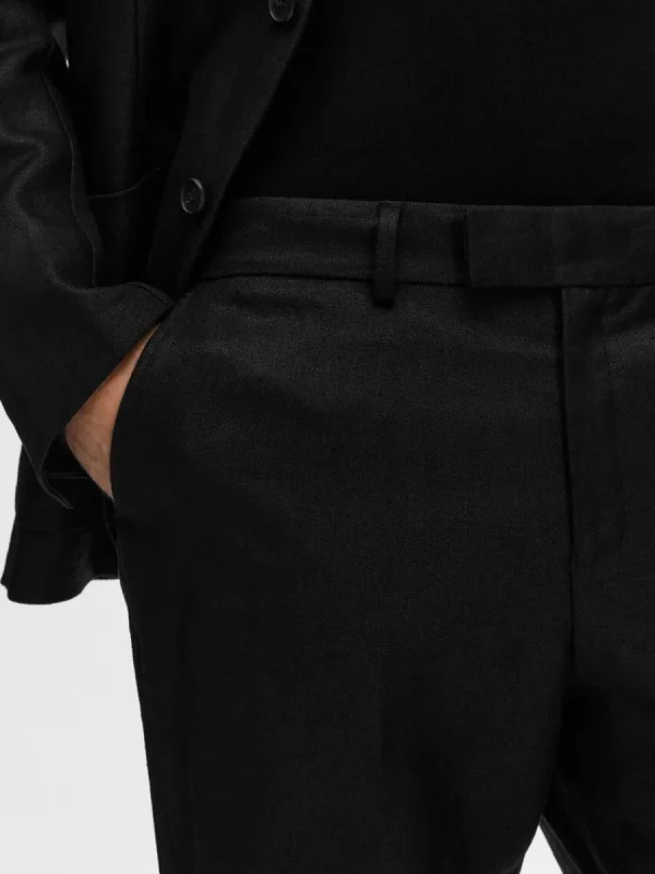 SELECTED 100% HAMPA BYXOR Black Fashion