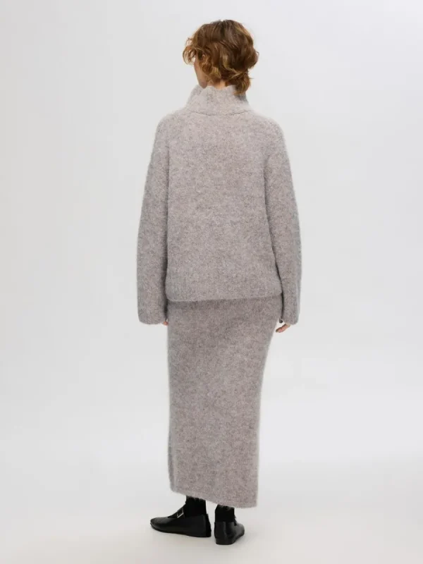 SELECTED HÖG HALS TRÖJA Grey Discount