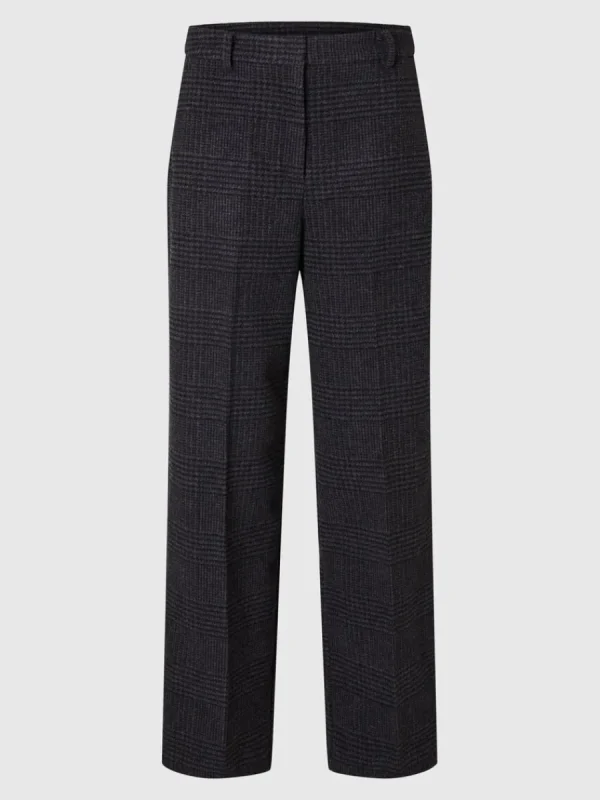 SELECTED HÖG MIDJA BYXOR MED VIDA BEN Grey Sale