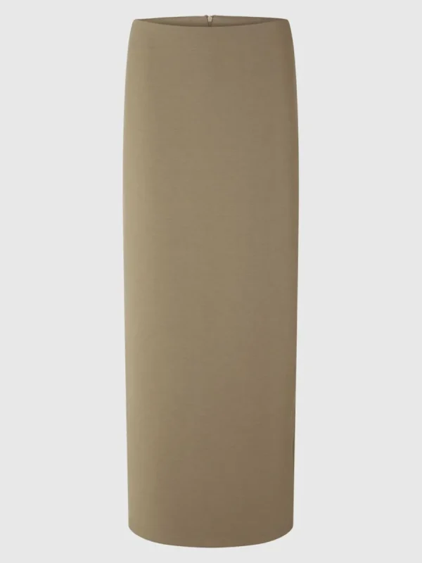 SELECTED HÖG MIDJA MAXIKJOL Brown Cheap