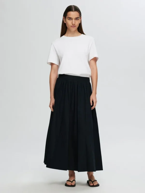 SELECTED HÖG MIDJA MAXIKJOL Black Cheap