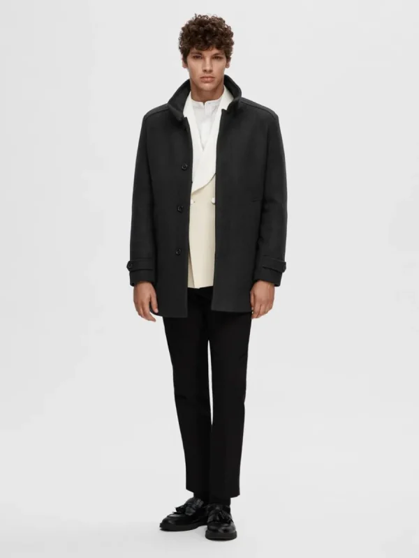 SELECTED HÖGHALSAD KAPPA Black Clearance