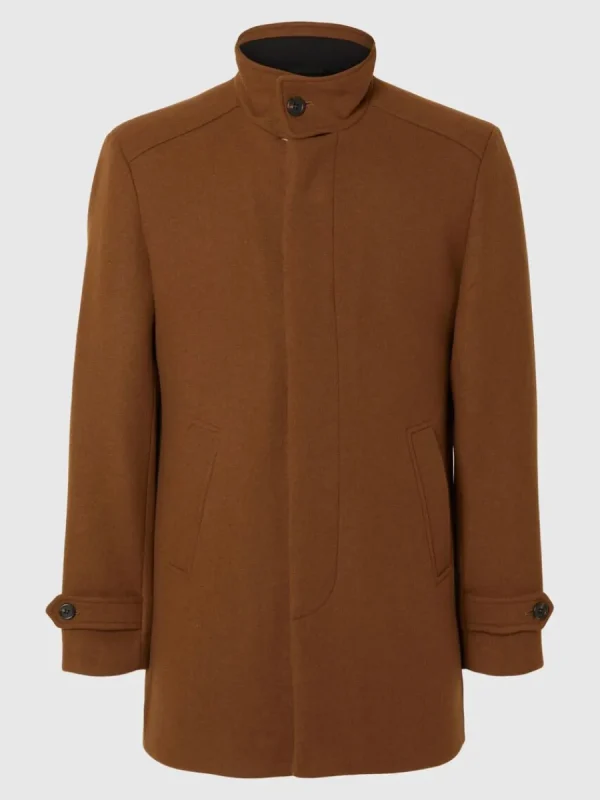 SELECTED HÖGHALSAD KAPPA Brown Discount
