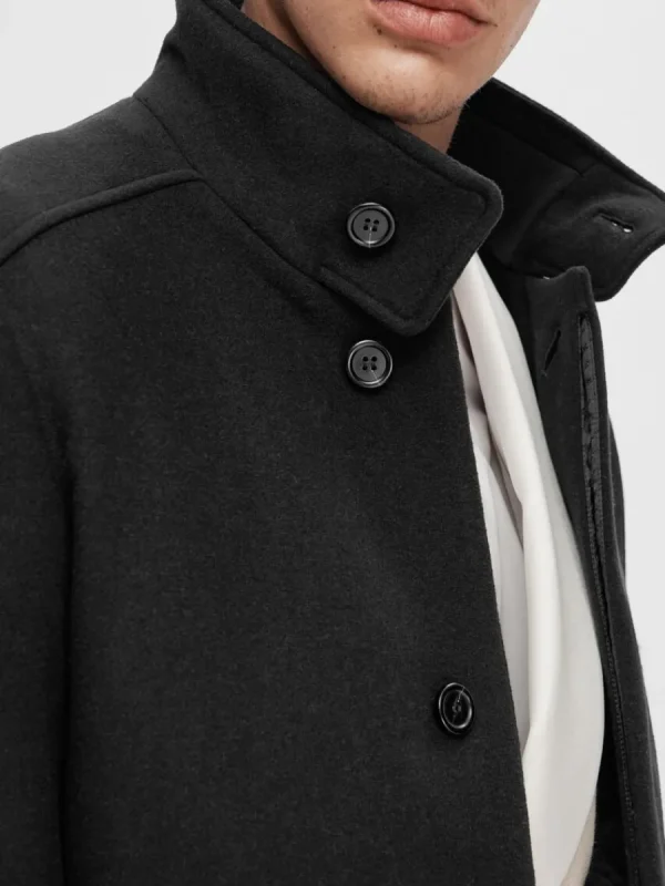 SELECTED HÖGHALSAD KAPPA Black Clearance