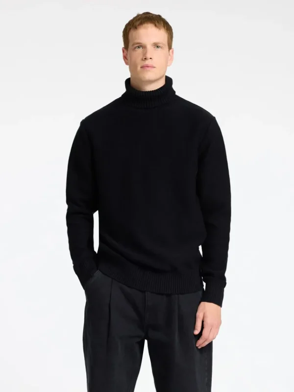 SELECTED HÖGHALSAD TRÖJA Black Fashion