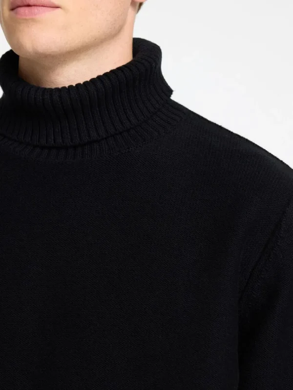 SELECTED HÖGHALSAD TRÖJA Black Fashion