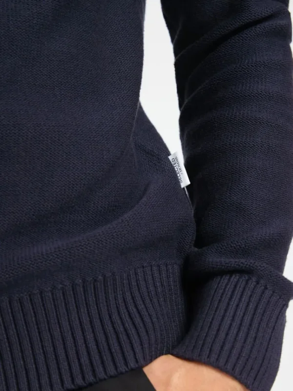 SELECTED HÖGHALSAD TRÖJA Blue Cheap