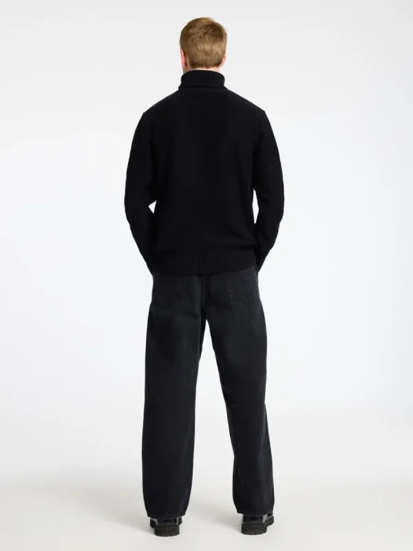 SELECTED HÖGHALSAD TRÖJA Black Fashion