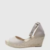 SELECTED HÖGKLACKADE LÄDER ESPADRILLES Beige Store