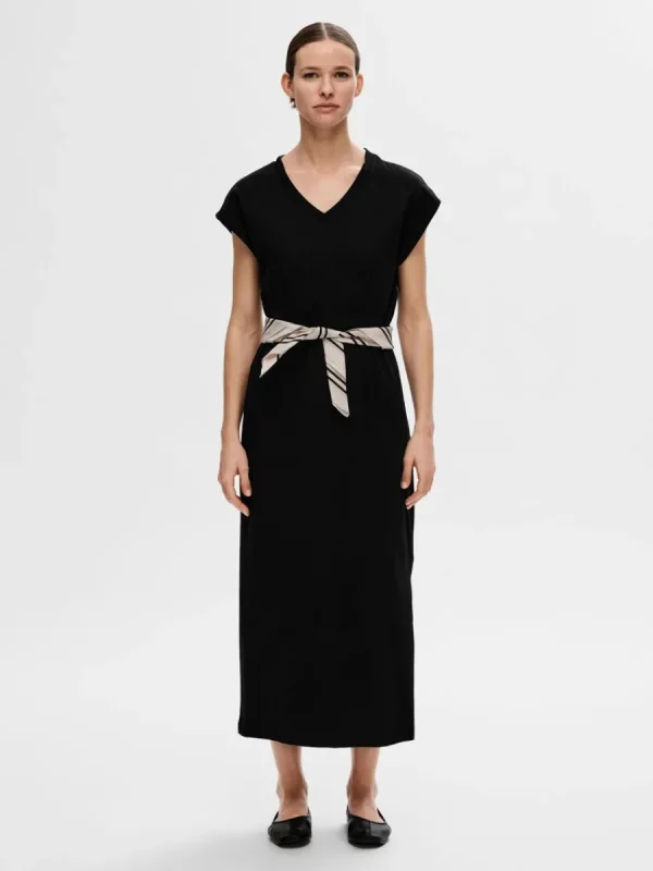 SELECTED HOLKÄRM MIDIKLÄNNING Black Online