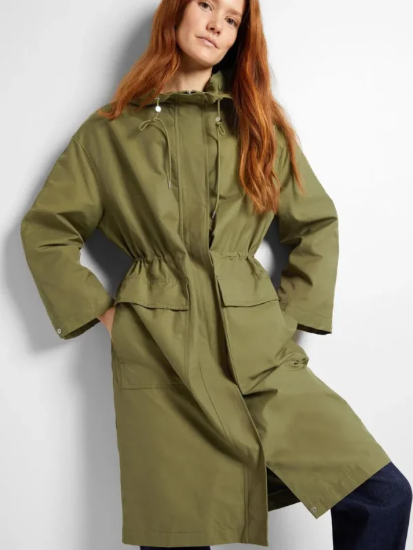 SELECTED HUVFÖRSEDD PARKAS Green Hot