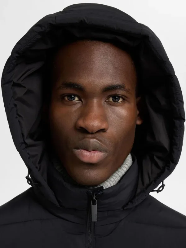 SELECTED HUVFÖRSEDD PUFFERJACKA Black Best Sale