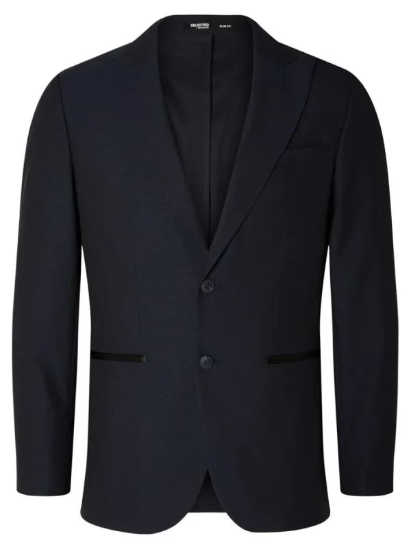 SELECTED JACQUARD KAVAJ Blue Fashion