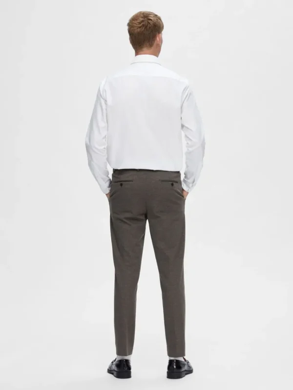 SELECTED JERSEY KOSTYMBYXOR Brown Hot