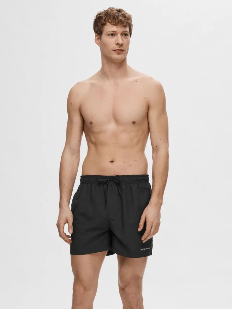 klassiska_badshorts_1.webp SELECTED KLASSISKA BADSHORTS Black Discount