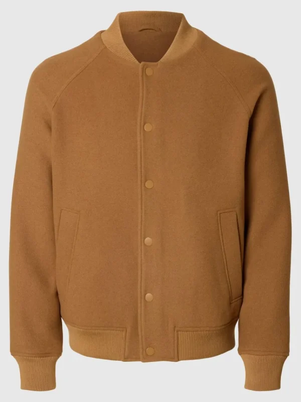 SELECTED KLASSISKA BOMBERJACKA Orange Hot