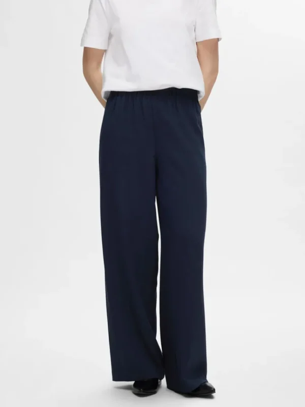 SELECTED KLASSISKA BYXOR MED VIDA BEN Blue Shop