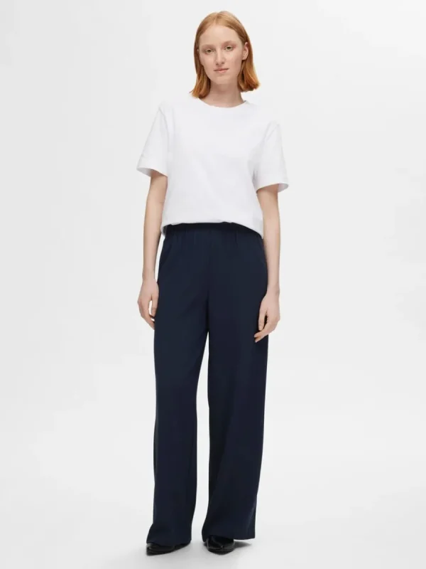 SELECTED KLASSISKA BYXOR MED VIDA BEN Blue Shop