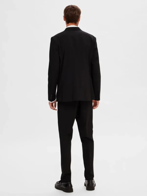 SELECTED KLASSISKA DUBBELKNÄPPT KAVAJ Black Clearance