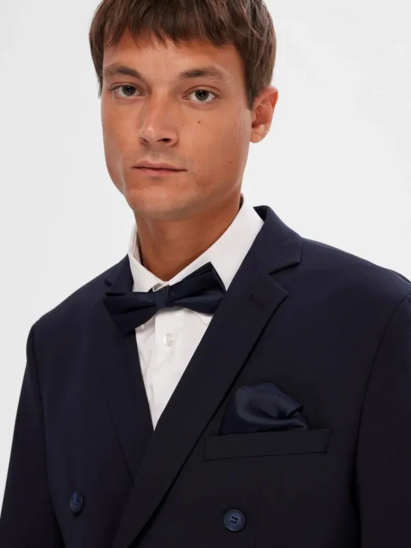 SELECTED KLASSISKA DUBBELKNÄPPT KAVAJ Blue Fashion