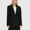 SELECTED KLASSISKA ENKELKNÄPPT KAVAJ Black Store