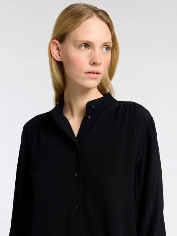 SELECTED KLASSISKA LÅNGÄRMAD SKJORTA Black Flash Sale
