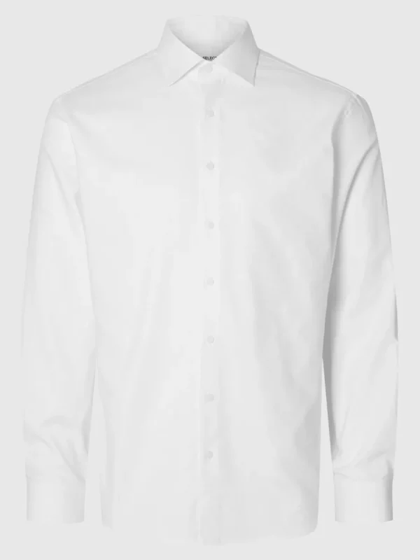 SELECTED KLASSISKA SLIM FIT-SKJORTA White Cheap