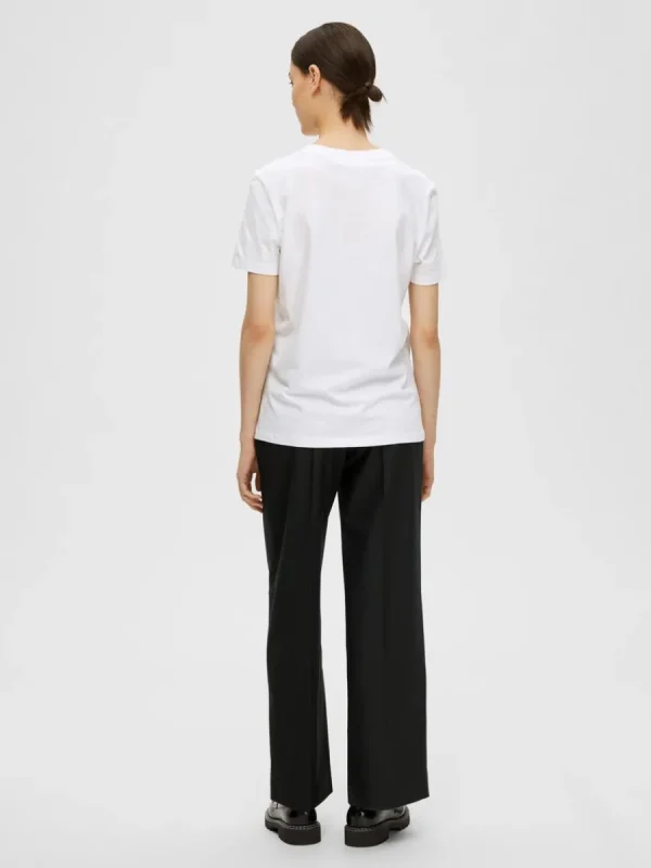 SELECTED KLASSISKA T-SHIRT White Online
