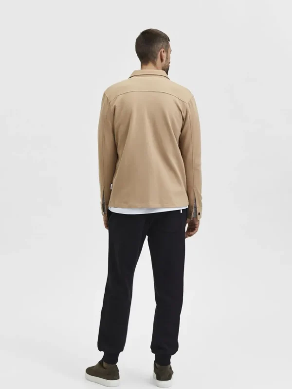 SELECTED KLASSISKA ÖVERSKJORTA Beige Flash Sale