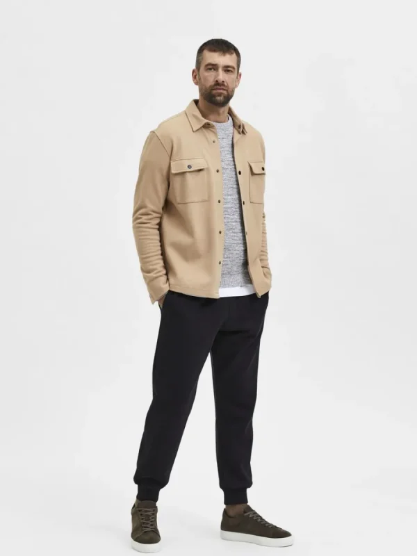 SELECTED KLASSISKA ÖVERSKJORTA Beige Flash Sale