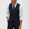 SELECTED KLASSISKA VÄST Blue Sale