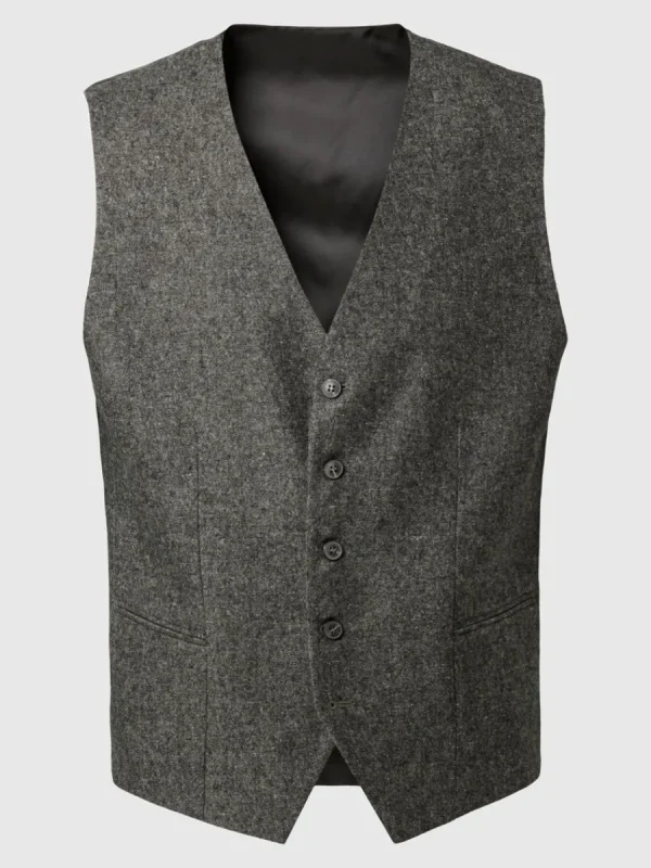SELECTED KLASSISKA VÄST Grey Fashion