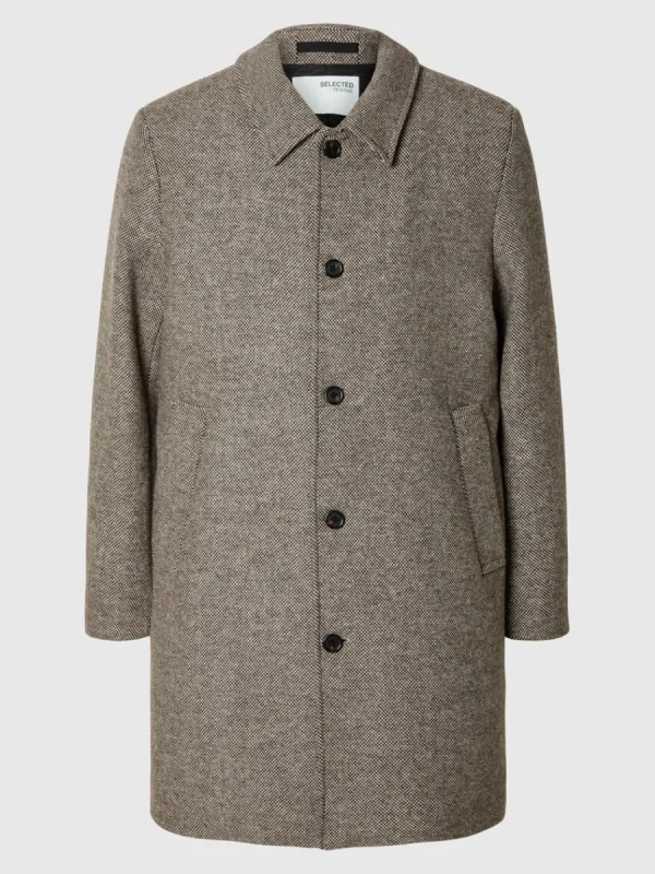 SELECTED KLASSISKA YLLEKAPPA Brown Outlet